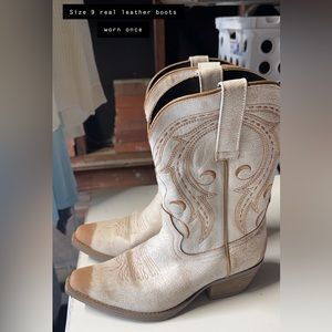 Leather Cowboy Boots